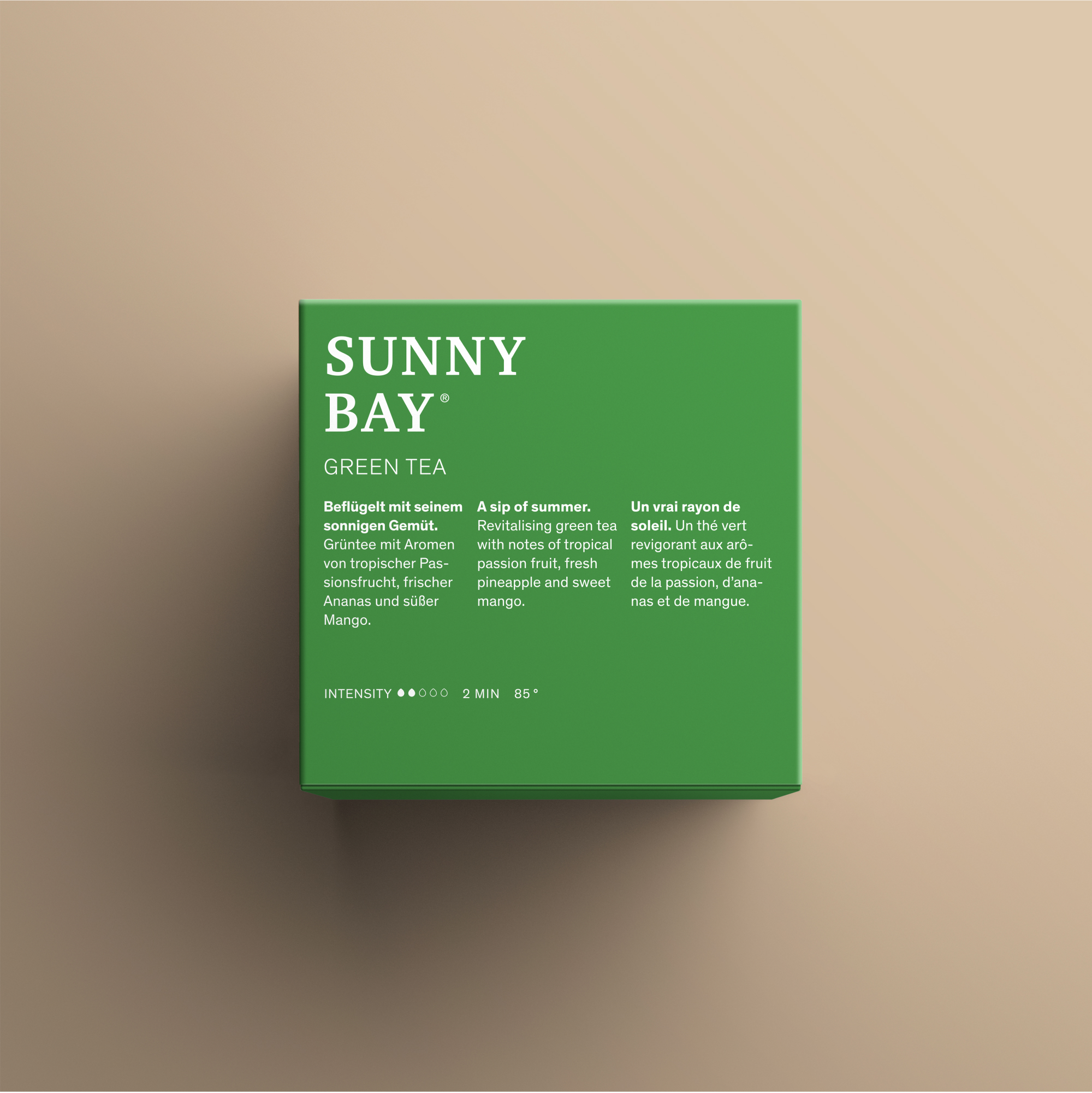Sunny Bay Teeverpackung R&uuml;ckseite