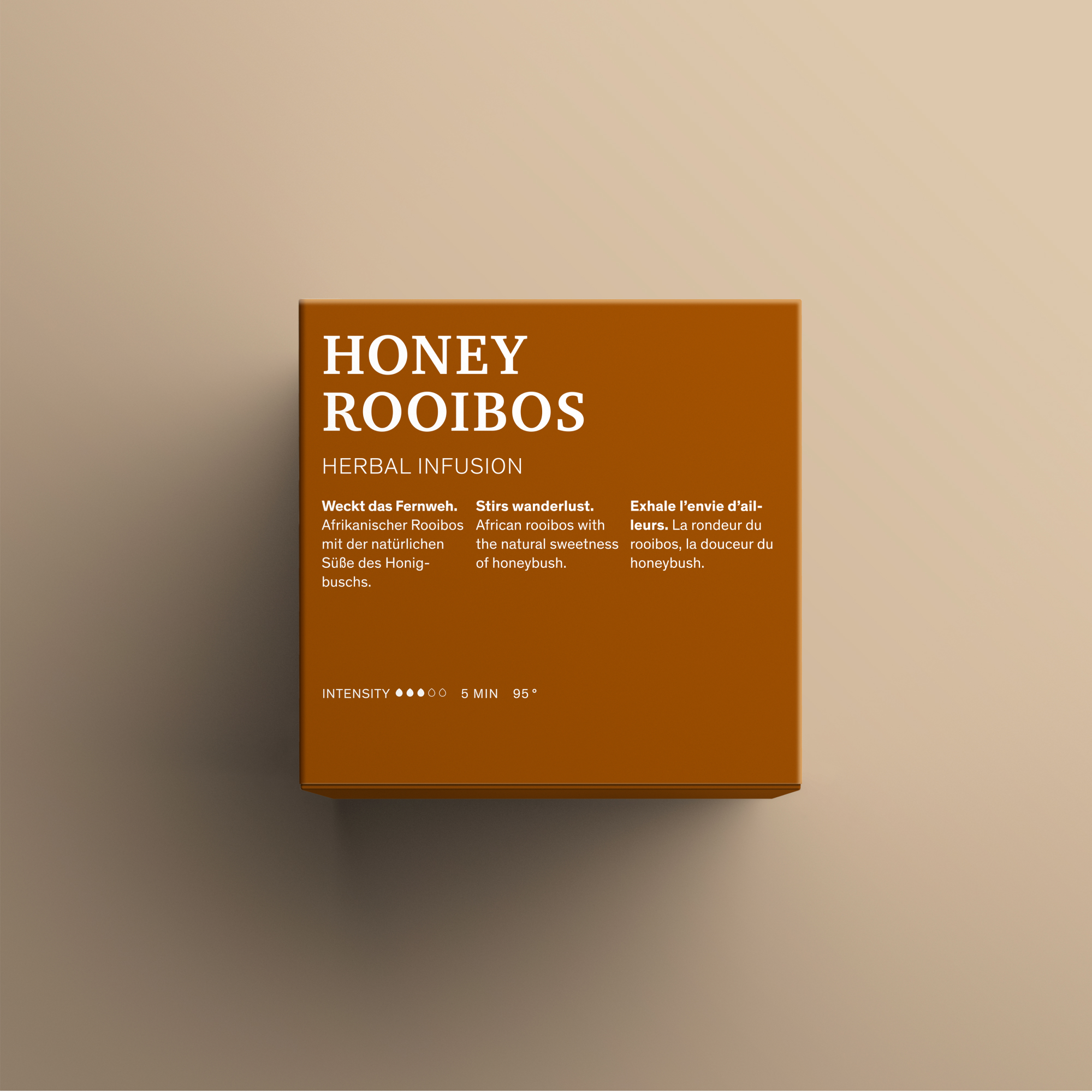 Honey Rooibos Teeverpackung R&uuml;ckseite