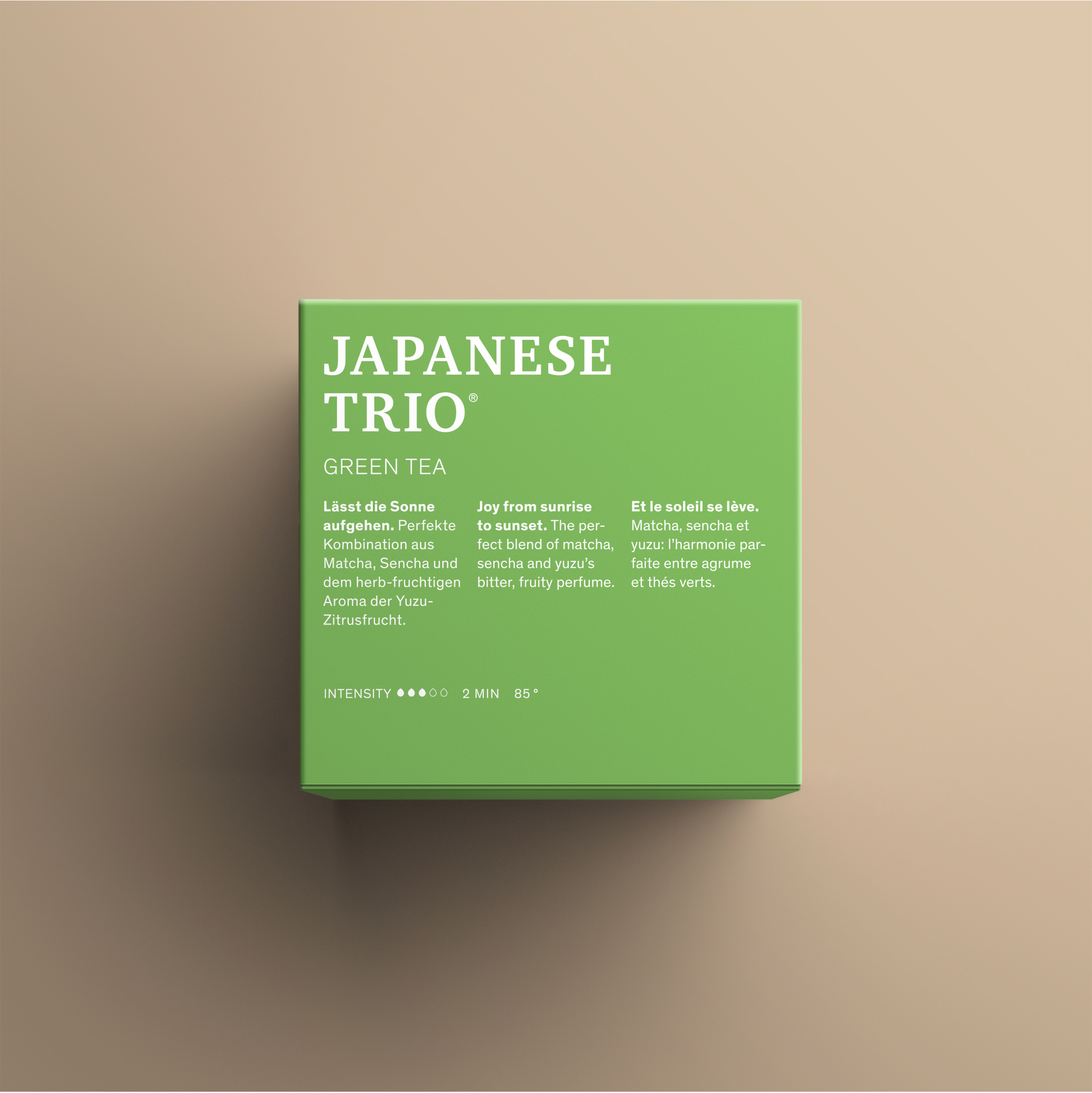 Japanese Trio Teeverpackung R&uuml;ckseite