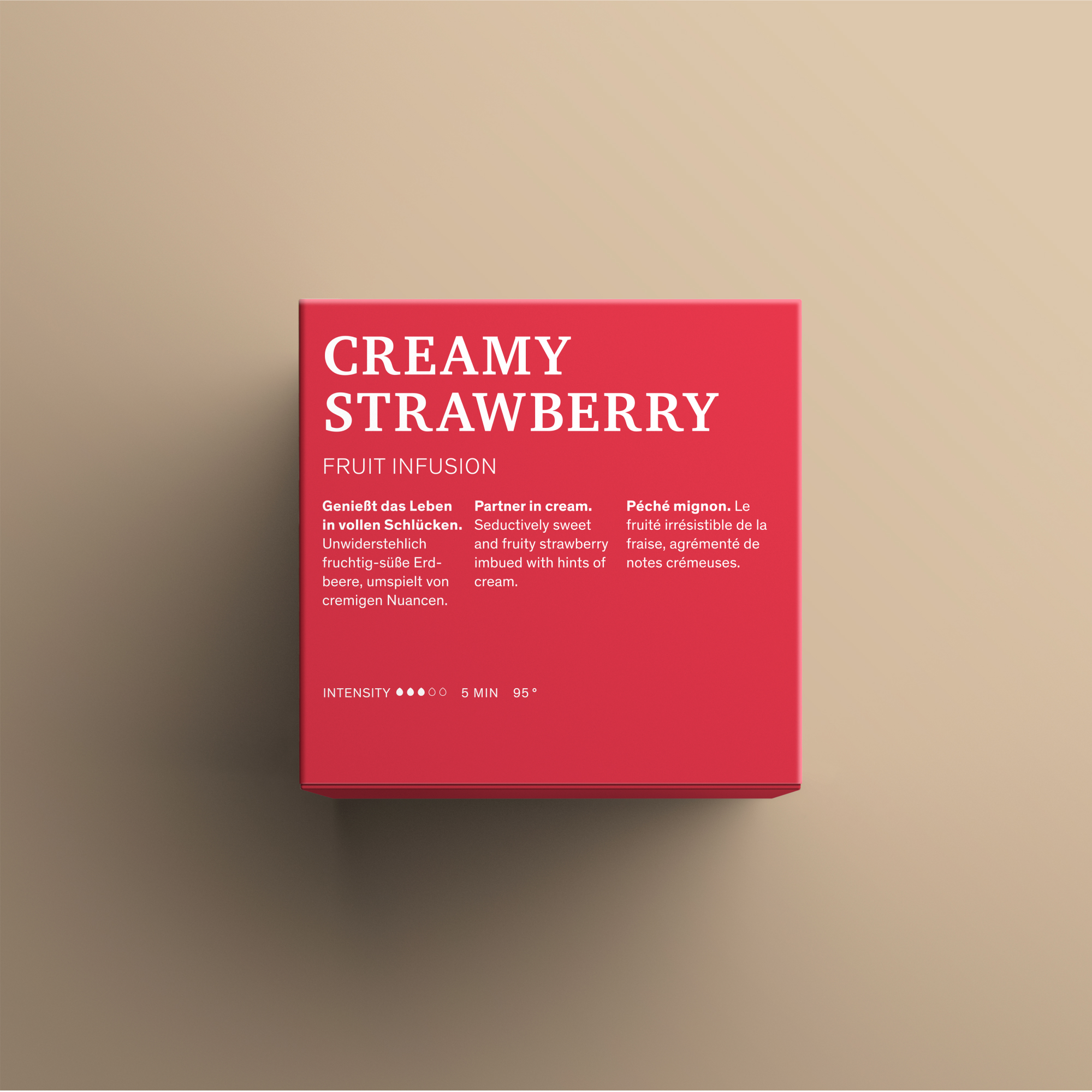 Creamy Strawberry Teevepackung R&uuml;ckseite
