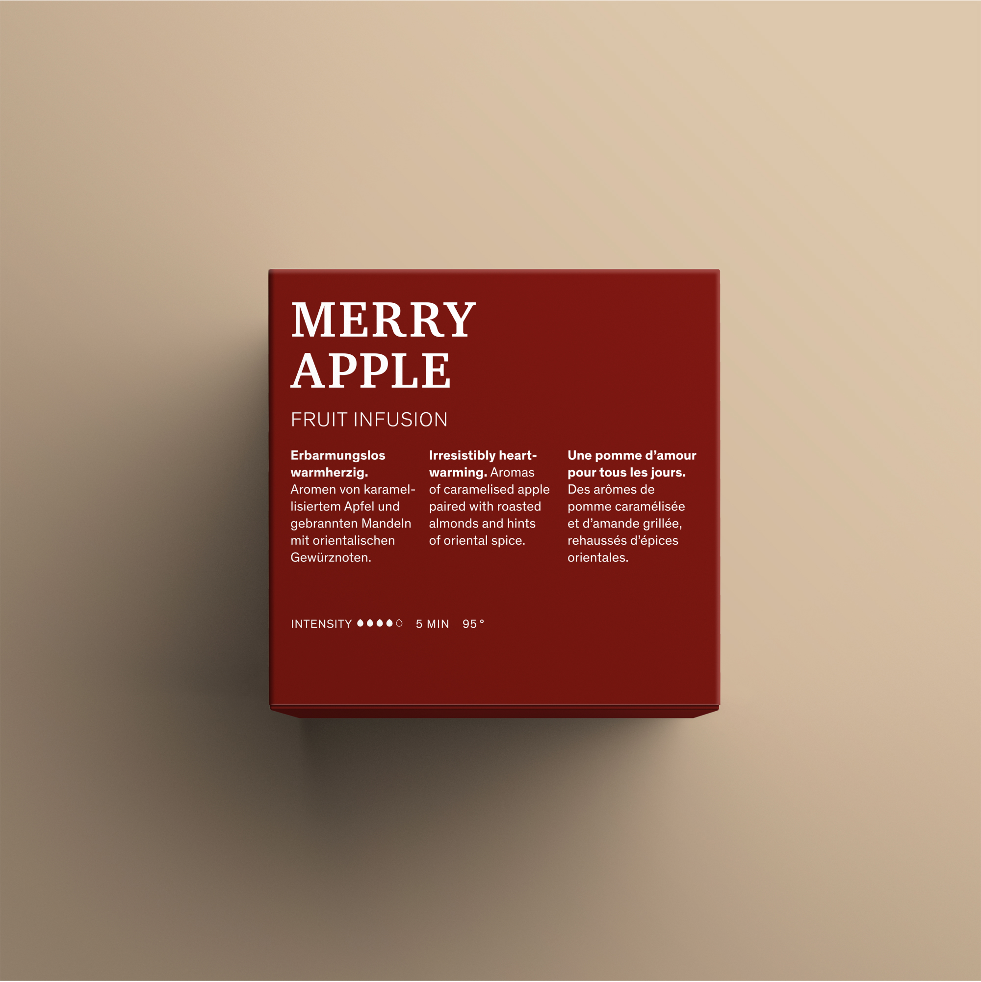 Merry Apple Teeverpackung R&uuml;ckseite