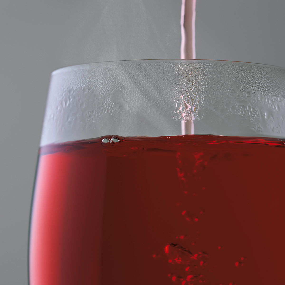 Blooming Raspberry Tee im Glas
